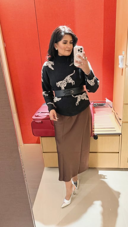 Leopard Print Sweater Elegance