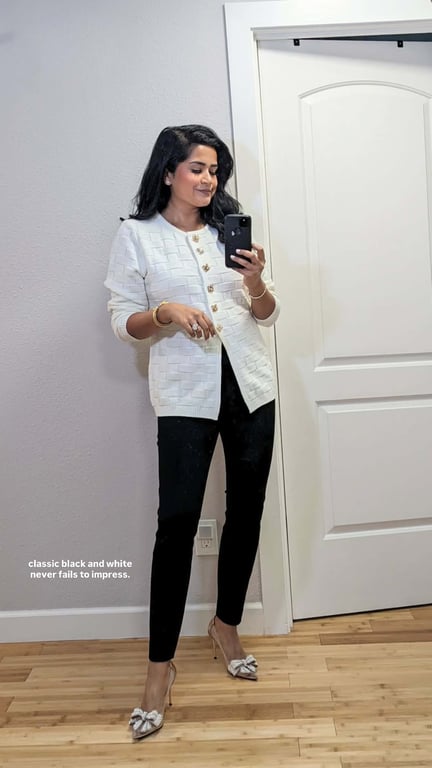 Classic Black and White Ensemble