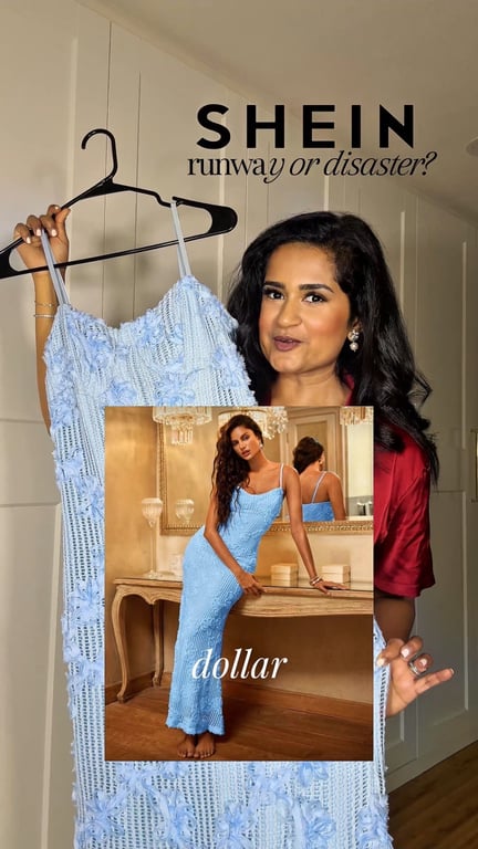 Baby Blue Crochet Dress