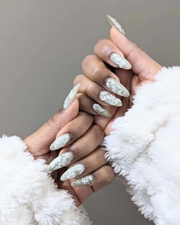 Elegant Winter Nails