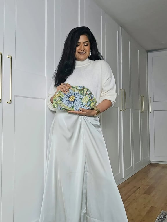 Elegant Satin Ensemble