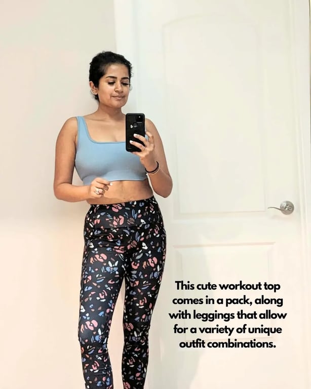 Athleisure Floral Set