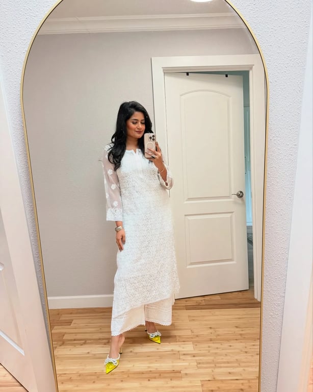 Elegant White Ensemble