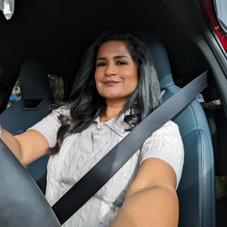 Casual Knit Polo Driving