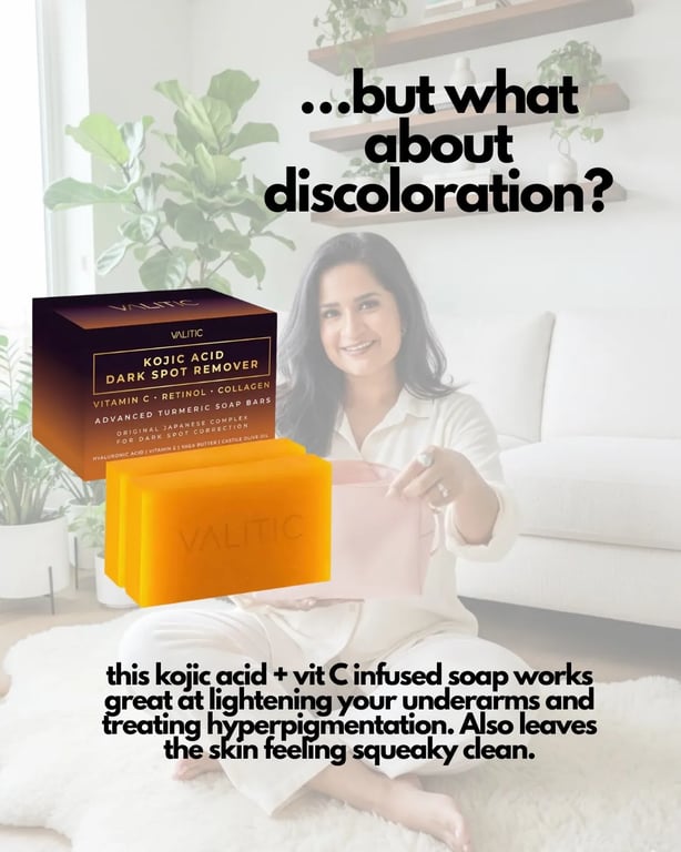 Kojic Acid Soap for Hyperpigmentation