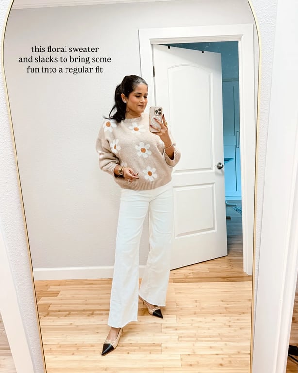 Casual Floral Workwear
