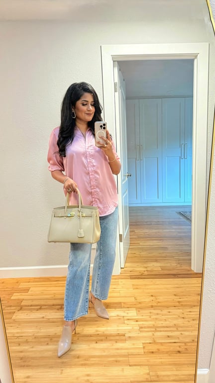 Casual Chic with a Pastel Touch