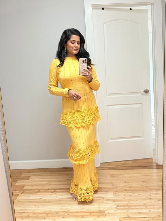 Bohemian Yellow Maxi Dress