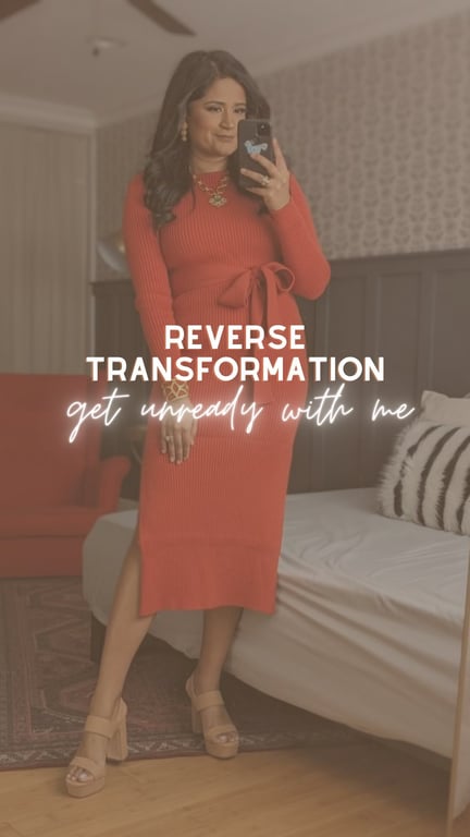Elegant Red Knit Ensemble