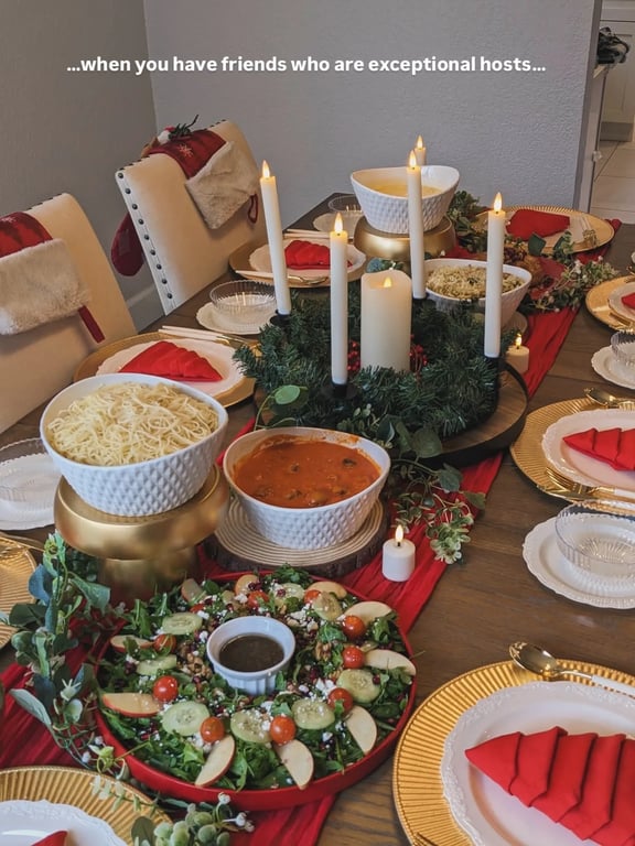 Festive Holiday Dinner