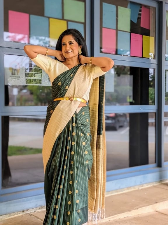 Elegant Silk Saree Ensemble