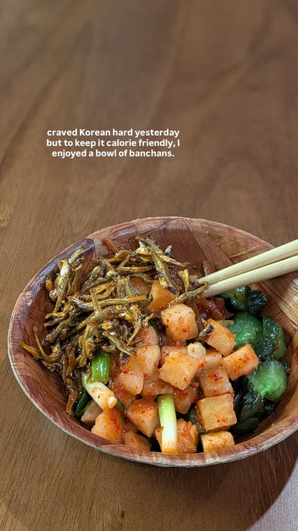 Calorie-Friendly Korean Banchan Bowl