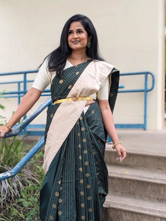 Elegant Silk Saree Ensemble