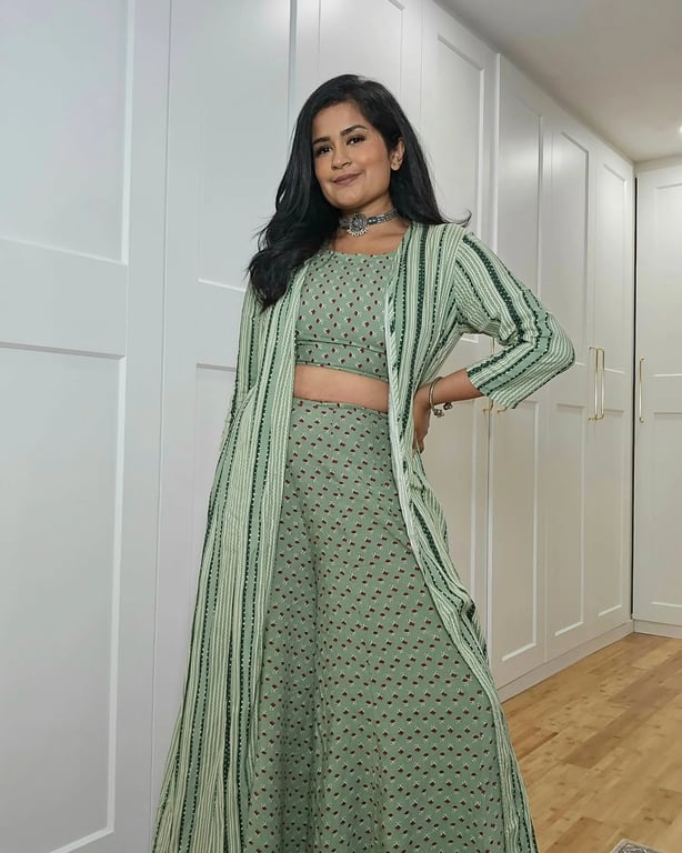 Elegant Desi Summer Co-Ord