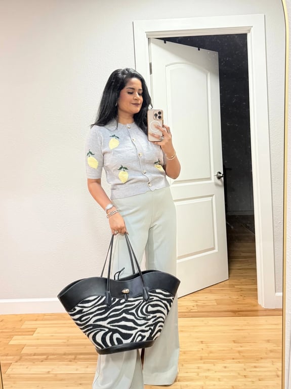 Lemon Cardigan Casual
