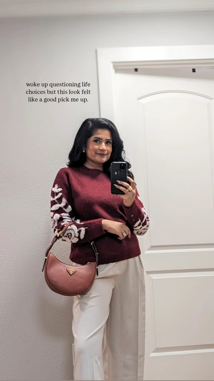 Cozy Floral Knit Set
