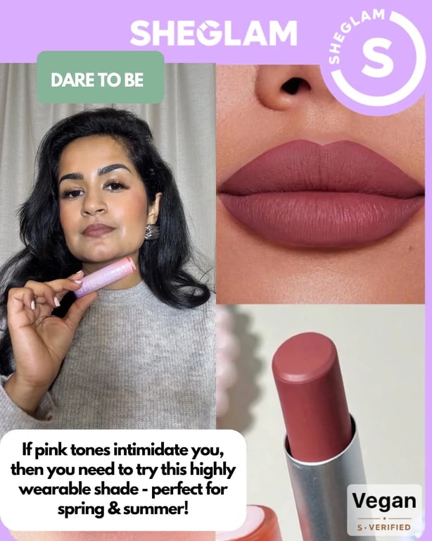 Wearable Pink Lipstick Look